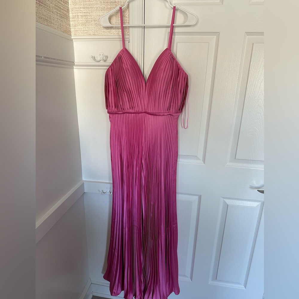 Mac Duggal satin Jumpsuit - Picture 3 of 4